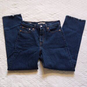 Levi’s Wedgie Straight High-Rise Jeans, Size 26